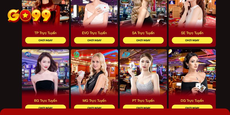 Casino GO99 không thua kém sòng Las Vegas